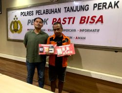 Polres Pelabuhan Tanjung Perak Berhasil Mengamankan Seorang Sopir Diduga Edarkan Sabu