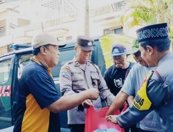 Cara Unik Polsek Pagu Sampaikan Imbauan Kamtibmas Melalui Program Jum’at Berkah