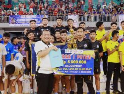 Putra BOMA Bojonegoro Jadi Juara di Kejurprov Bola Voli U-17