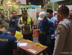 Cegah Laka Lantas, Sopir Bus Pengangkut Jamaah Haji Pamekasan di Tes Urine dan diberi Arahan Tertib Lalin