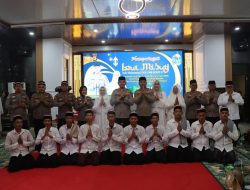 Polres Mesuji Menggelar pengajian dan perlombaan azan dan baca alquran dalam Rangka Memperingati isra’ Mi’raj 1446 H