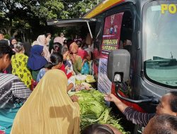 Harkamtibmas Polresta Banyuwangi Sambang Warga Gelorakan Mayur Kamtibmas