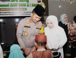 Polres Nganjuk Gelar Peringatan Isra’ Mi’raj 1446 H, Disertai Santunan untuk Yatim Piatu dan Kaum Dhuafa