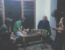 Kepala Dusun Agung batin sambangi warga jalin silaturohmi dan memberikan himbuan Kamtibmas dan kegiatan gotong royong