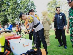 Polres Bondowoso bersama BPBD Siapkan Personel Tangani Bencana Hidrometeorologi