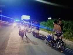 Polisi Gelar Razia Balap Liar di Ringroad Mojoagung Jombang, Amankan 13 Remaja dan 7 Sepeda Motor