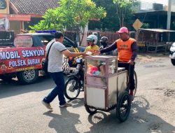 Mobil Senyum Polsek Gurah, Tulus Berbagi Kepada Sesama