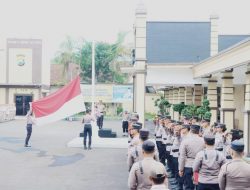 Kapolres Kediri Kota Pimpin Upacara Hari Kesadaran Nasional
