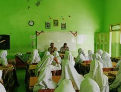 Polres Kediri Gelar Penyuluhan Stop Bullying dan Bahaya Narkoba di MTS Maarif Pare