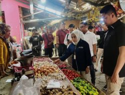 Satgas Pangan Polres Mojokerto Kota Sidak Pasar Stok Bapokting Jelang Ramadhan Stabil