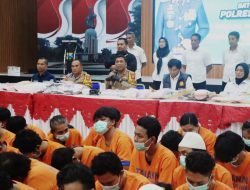 Polresta Sidoarjo Berhasil Ungkap 110 Kasus Narkoba Amankan 134 Tersangka