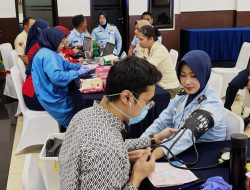 Koops Udara I Turut Serta Kegiatan Donor Darah Gabungan sebagai Wujud Kepedulian Sosial TNI AU Terhadap Masyarakat