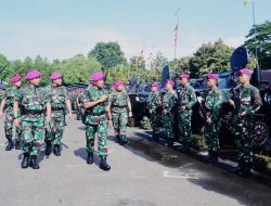 Danpasmar 1 Pimpin Apel Gelar Kesiapan Pengukuhan dan Pelantikan Panglima Korps Marinir