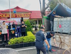 Polres Tuban Berhasil Gagalkan Penyalahgunaan BBM, Amankan 3,5 Ton Solar Bersubsidi