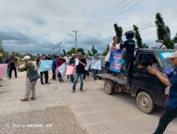 Kantor Bupati Mesuji dan DPRD di Gruduk Ratusan jurnalis yang melakukan aksi Damai ,Tuntut Tranparansi pemesanan advektorial media,dan Publikasi