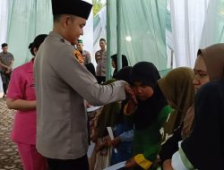 Titik Terakhir Kunjungan Kerja dan Sapari Ramadhan Kapolres Mesuji Bersama Ketua Bhayangkari di mapolsek Tanjung Raya