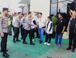 Wakapolda Jatim Tinjau Posyan Karanglo, Pantau Arus Balik Lebaran di Wilayah Malang Raya