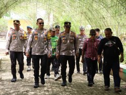 Cek Destinasi Wisata Dimesuji ,Kapolres Bersama Jajaran Pantau Pos PAM Tempat wisata dan Pastikan Keamanan,Kenyamanan Pengunjung