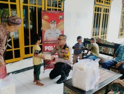 Polsek Pare Berbagi Kasih, Sambangi Panti Asuhan Muhammadiyah Putra