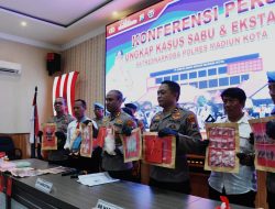 Polres Madiun Kota Berhasil Amankan Pengedar Narkoba dan Sita 1 Kilogram Sabu