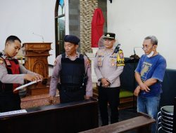 Polres Kediri Gelar Patroli dan Sterilisasi Gereja Jelang Perayaan Paskah
