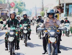 Sinergisitas Polres Kediri Kota Bersama Kodim 0809 Gelar Patroli Gabungan