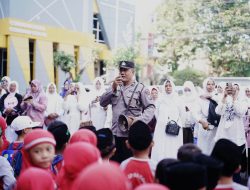 Anak-Anak RA Diponegoro Gurah Antusias Kunjungi Mapolres Kediri