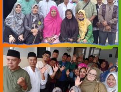 Khaerunisa, S.Mat. Open house Halal Bihalal di kel Kp Bahagia kawasan Bekasi Utara
