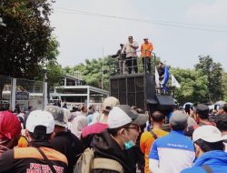 Polisi Lakukan Pengawalan, Peringatan Hari Buruh di Pasuruan Berlangsung Kondusif