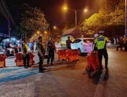 Jaga Kamtibmas, Polres Kediri Kota Gelar Razia Cipta Kondisi dan KRYD