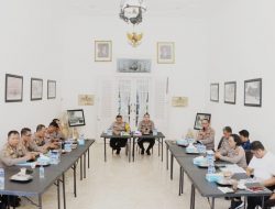 Kapolres Kediri Kota Pimpin Anev Kamtibmas
