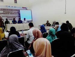 Desa Gempolan Kec Gurah Kab Kediri Laksanakan Musyawarah pembentukan Koperasi Desa Merah Putih
