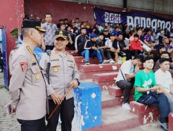 Karoops Polda Jatim Pantau Langsung Pertandingan Liga 1 BRI, Persik Kediri Vs Borneo