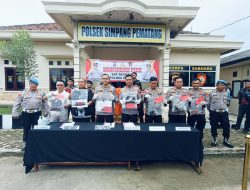 Gerak cepat Polres Mesuji Amankan Pelaku Penusukan di Bendungan Albaret Mesuji di rumah Orang tuannya di Sungai ceper Ogan kemering ilir