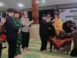 Sinergitas TNI Polri dan Forkopimda Blitar Gelar Brokohan di Harlah Pancasila
