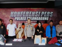 Polres Tulungagung Berhasil Amankan 5 Tersangka Predator Anak Ketua PC PMII Beri Apresiasi