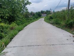 Sudah Realisasi Pembangunan Rabat Beton Dusun sumbersari Desa Gunungsari, Dan Sudah Di monitoring oleh Dinas Provinsi