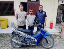 Polsek Pare Amankan Pelaku Curanmor 1 Jam Usai Kejadian