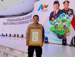 *Polres Jombang Raih Penghargaan Unit Pelayanan Publik Terbaik dari Kapolri*