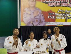 *Atlet Polres Kediri Raih Prestasi di Kejuaraan Beladiri Polri Kapolda Jatim Cup 2025*