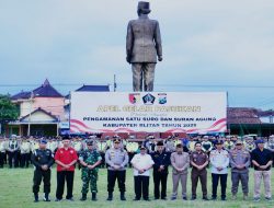 Amankan Suro Agung Dan Pengesahan PSHT, Ratusan Personil TNI-Polri Blitar Raya Di Siagakan