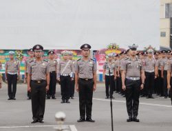 *Personel Polres Kediri Naik Pangkat Jelang Hari Bhayangkara ke-79*