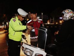 Polres Tuban Intensifkan Patroli Malam Pastikan Pengesahan Warga Baru PSHT Aman