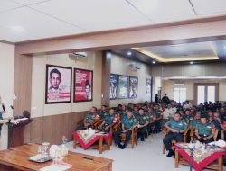 Kodim 0808/Blitar Gelar Sosialisasi P4GN Semester I Tahun 2025, Komitmen Tegas Tolak Narkoba