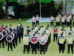 Kolaborasi Polisi dan TNI Amankan Pengesahan Warga Baru Perguruan Silat di Blitar*