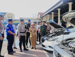 *Kapolres Kediri Cek Kendaraan Operasional Dinas Pastikan Kesiapan Operasi Patuh Semeru 2025