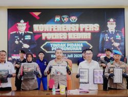 *Tega Bunuh Kekasih, Polres Kediri Ringkus Pelaku Kurang Dari 24 Jam