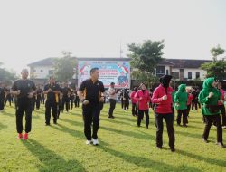 *Polres Jombang dan Kodim 0814 Jombang Gelar Olahraga Bersama untuk Perkuat Sinergitas TNI-POLRI