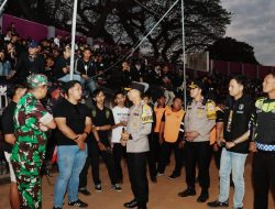 *Jaga Kamtibmas, Kapolres Kediri Kota  Pimpin Pengamanan Pertandingan Sepak Bola Persik Kediri VS Asian Warriors FC