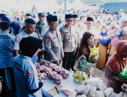 Polres Jombang Kolaborasi Dengan Bulog dan Disdagrin, Gelar Bazar Gerakan Pangan Murah Untuk Masyarakat*